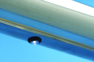 LED Light in Stainless Steel Deck Rail