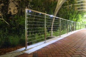 LED Lighting in Walkway Rail