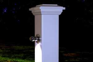 Tri Star Surface Mount LED on Deck Post